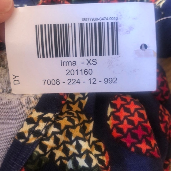 LuLaRoe Simply Comfortable Disney Mickey Mouse Head Irma Top Size X- Small NWT - Picture 12 of 13